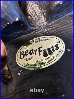 Bearfoots Big Sky Carvers Jeff Flemming Bears set 3 lot READ cabin decor rustic