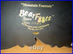 Bearfoots Big Sky Carvers MOUNTAIN FOUNTAIN By Jeff Fleming
