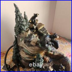 Bearfoots Big Sky Carvers MOUNTAIN FOUNTAIN By Jeff Fleming Working Video