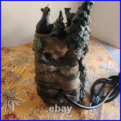 Bearfoots Big Sky Carvers MOUNTAIN FOUNTAIN By Jeff Fleming Working Video