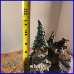 Bearfoots Big Sky Carvers MOUNTAIN FOUNTAIN By Jeff Fleming Working Video