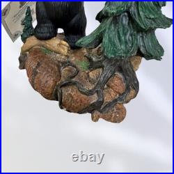 Bearfoots Birdwatcher II Figurine By Jeff Fleming Big Sky Carvers Retired Rare