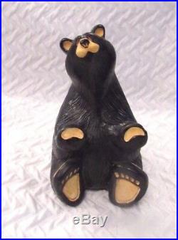 Bearfoots Black Bear Business Card Glasses Holder Big Sky Carvers Singing Tree