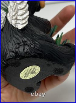 Bearfoots Black Bear Tree Ornaments & Figure Jeff Fleming Big Sky Carvers Lot 13