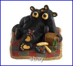 Bearfoots Butterfly Picnic Figurine by Jeff Fleming for Big Sky Carvers #3005080