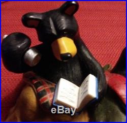Bearfoots Camp Out Jeff Fleming Figurine Big Sky Carvers Retired Camping