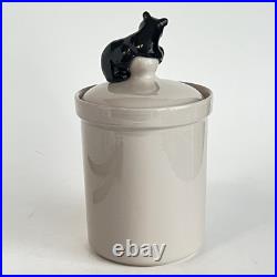 Bearfoots Ceramic Canister Jar Lodge Country Big Sky Jeff Fleming 9 Tall Bear Bearfoots Ceramic Canister Jar Lodge Country Big Sky Jeff Fleming 9 Tall Bear