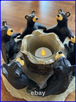 Bearfoots Circle of Bears Votive Candle Holder by Jeff Fleming Big Sky Carvers Bearfoots Circle of Bears Votive Candle Holder by Jeff Fleming Big Sky Carvers