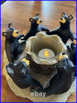 Bearfoots Circle of Bears Votive Candle Holder by Jeff Fleming Big Sky Carvers Bearfoots Circle of Bears Votive Candle Holder by Jeff Fleming Big Sky Carvers