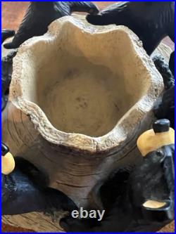 Bearfoots Circle of Bears Votive Candle Holder by Jeff Fleming Big Sky Carvers
