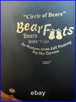 Bearfoots Circle of Bears Votive Candle Holder by Jeff Fleming Big Sky Carvers Bearfoots Circle of Bears Votive Candle Holder by Jeff Fleming Big Sky Carvers