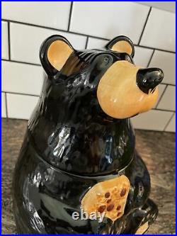 Bearfoots Cookie Jar by Jeff Fleming from Big Sky Carvers Black Bear Canister