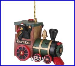 Bearfoots Express Train Ornament by Jeff Fleming for Big Sky Carvers #3005070221