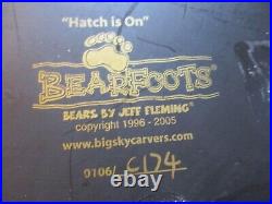 Bearfoots Hatch is On by Jeff Fleming Big Sky Carvers Bear Fishing 0106/0174