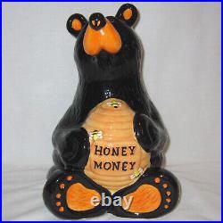 Bearfoots Honey Money 10 COIN BANK Black Bear Big Sky Carvers Jeff Fleming