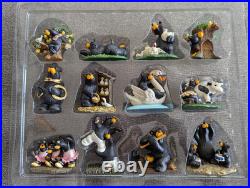 Bearfoots Jeff Fleming 12 Days of Christmas Ornament Set Big Sky Carvers Boxed