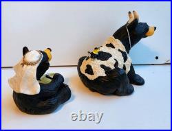 Bearfoots Jeff Fleming Big Sky Carvers Beartivity III 4 Piece Nativity Set & Box