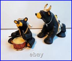 Bearfoots Jeff Fleming Big Sky Carvers Beartivity III 4 Piece Nativity Set & Box