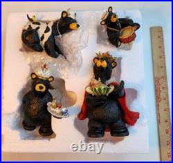 Bearfoots Jeff Fleming Big Sky Carvers Beartivity III 4 Piece Nativity Set & Box