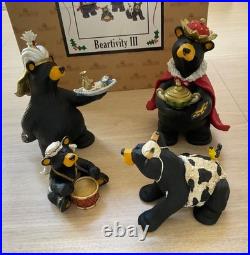Bearfoots Jeff Fleming Big Sky Carvers Beartivity III 4 Piece Nativity Set NIB Bearfoots Jeff Fleming Big Sky Carvers Beartivity III 4 Piece Nativity Set NIB