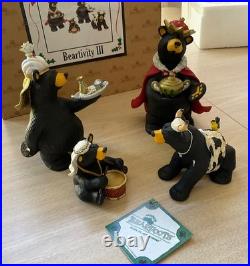 Bearfoots Jeff Fleming Big Sky Carvers Beartivity III 4 Piece Nativity Set NIB Bearfoots Jeff Fleming Big Sky Carvers Beartivity III 4 Piece Nativity Set NIB