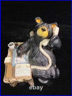 Bearfoots Jeff Fleming Big Sky Carvers Figurine Office Assistant RARE Signed