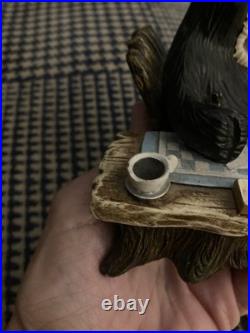 Bearfoots Jeff Fleming Big Sky Carvers Figurine Office Assistant RARE Signed