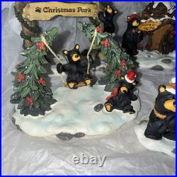 Bearfoots Jeff Fleming Big Sky Carvers Retired Christmas Park 5 Pc Set