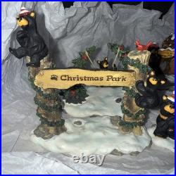 Bearfoots Jeff Fleming Big Sky Carvers Retired Christmas Park 5 Pc Set