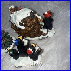 Bearfoots Jeff Fleming Big Sky Carvers Retired Christmas Park 5 Pc Set