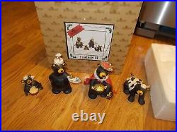 Bearfoots Jeff Fleming Black Bear Figurines #50479 Beartivity III Nativity Resin