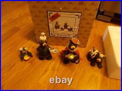 Bearfoots Jeff Fleming Black Bear Figurines #50479 Beartivity III Nativity Resin