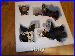 Bearfoots Jeff Fleming Black Bear Figurines #50479 Beartivity III Nativity Resin