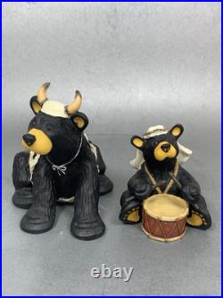 Bearfoots Jeff Fleming Black Bear Figurines Beartivity III Nativity Resin Bearfoots Jeff Fleming Black Bear Figurines Beartivity III Nativity Resin