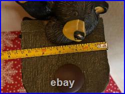 Bearfoots Jeff Fleming Curious Cubs Figurine Bears Paper Towel Holder