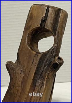 Bearfoots Jeff Fleming Drinking Buddies Wine Holder Bear Holding Up Tree & Sit