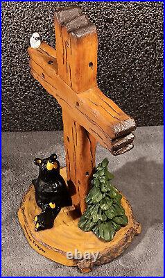 Bearfoots Jeff Fleming Nature's Prayer Bears & cross Used Retired