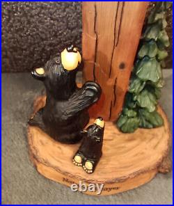 Bearfoots Jeff Fleming Nature's Prayer Bears & cross Used Retired