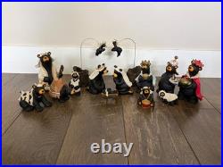 Bearfoots Nativity 16 Pcs Beartivity Christmas Jeff Fleming Holiday Christmas