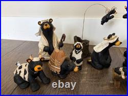 Bearfoots Nativity 16 Pcs Beartivity Christmas Jeff Fleming Holiday Christmas