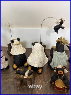 Bearfoots Nativity 16 Pcs Beartivity Christmas Jeff Fleming Holiday Christmas