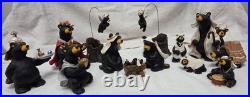 Bearfoots Nativity 17-Piece Complete Set (Sets I-III) Big Sky Carvers