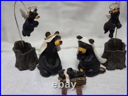 Bearfoots Nativity 17-Piece Complete Set (Sets I-III) Big Sky Carvers