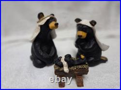 Bearfoots Nativity 17-Piece Complete Set (Sets I-III) Big Sky Carvers