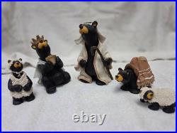Bearfoots Nativity 17-Piece Complete Set (Sets I-III) Big Sky Carvers