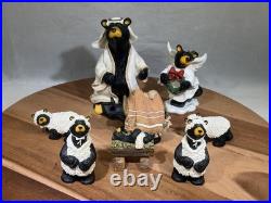 Bearfoots Nativity 8 Pcs Beartivity Christmas Jeff Fleming