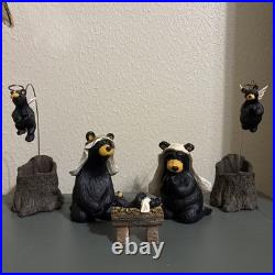 Bearfoots Nativity/Beartivity Christmas 7-Piece Set Jeff Fleming Big Sky Carver Bearfoots Nativity/Beartivity Christmas 7-Piece Set Jeff Fleming Big Sky Carver