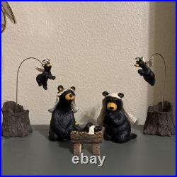 Bearfoots Nativity/Beartivity Christmas 7-Piece Set Jeff Fleming Big Sky Carver Bearfoots Nativity/Beartivity Christmas 7-Piece Set Jeff Fleming Big Sky Carver