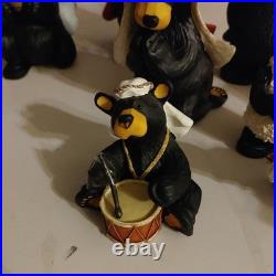 Bearfoots Nativity Set 13 pc Set Jeff Fleming Christmas Resin Bears see notes
