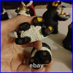 Bearfoots Nativity Set 13 pc Set Jeff Fleming Christmas Resin Bears see notes